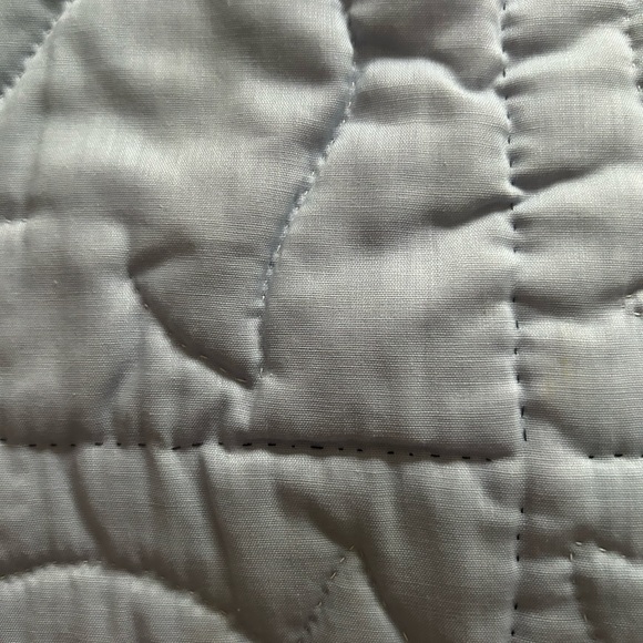 Tulips quilted wall hanging tulips purple green - Picture 4 of 10